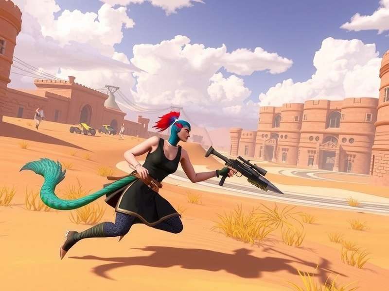 Combat in Peacock Desert Odyssey